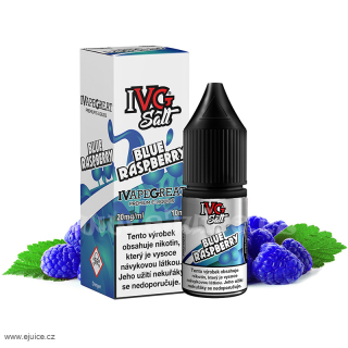 E-liquid IVG Salt 10ml / 10mg: Blue Raspberry (Modrá malina)