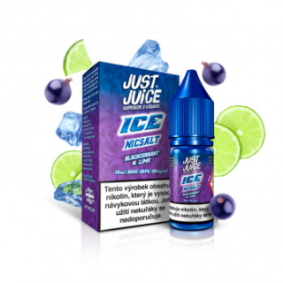 Just Juice Salt liquid - 10ml / 20mg Ice Blackcurrant & Lime
