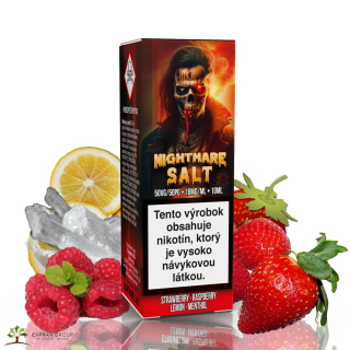 Strawberry Raspberry Lemon Menthol - Nightmare Salt 10ml 20mg/ml