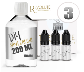 Multipack 200 ml 50PG/50VG 3 mg/ml Revolute