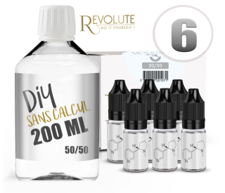 Multipack 200 ml 50PG/50VG 6 mg/ml Revolute
