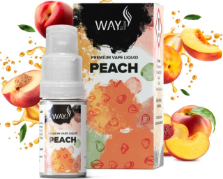 Peach 0mg - WAY to Vape 10ml e-liquid