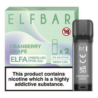 Cranberry Grape - ELFA prednaplnený POD 2ml 2ks/bal.