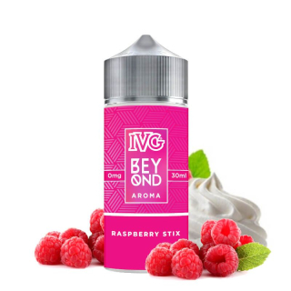 Príchuť IVG Beyond S&V: Raspberry Stix / Maliny so smotanou 30ml/120ml
