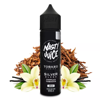 Príchuť Nasty Juice SNV - Silver Blend 20ml/60ML Tabak, Vanilkový krém