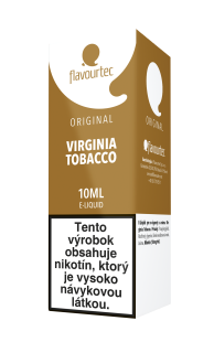 Virginia Tobacco - Flavourtec original 12mg/ml 10ml E-liquid
