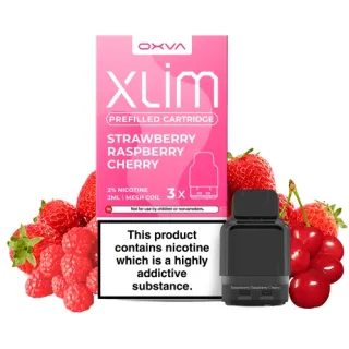Strawberry Razz Cherry - Oxva Xlim prednaplnená cartridge 20mg/ml 2ml 1ks