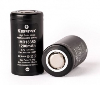 Náhradná batéria Keeppower 18350 1200mAh 10A